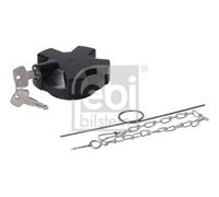 febi bilstein 11563 Fuel Filler Cap lockable, solid with gasket and chain, 1 unit