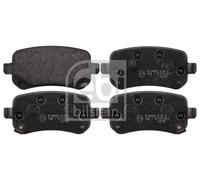 Brake Pads Set fits DODGE GRAND CARAVAN 3.8 Rear 08 to 10 EGL 68029887AA Febi