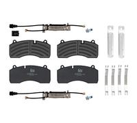 febi bilstein 116232 Brake Pad Set for Car Brakes with fastening material, 1 unit