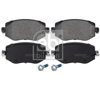 febi bilstein 116245 Brake Pad Set with securing bolts, 1 unit