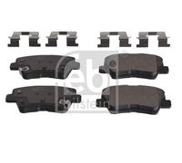 Febi Bilstein 116289 Rear Disc Brake Brake Pad Set Braking Fits Hyundai Kia