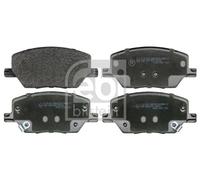 Brake Pads Set fits JEEP COMPASS MP 1.4 Front 2017 on 52094174 K2AMV3886AA Febi
