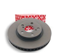 2x Brake disc Front Axle internally vented 12139 FEBI BILSTEIN for TOYOTA