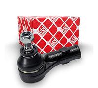 febi bilstein Tie Rod End 12801 with nut, pack of one, Black