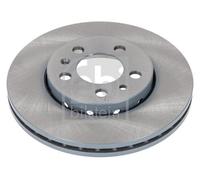 FEBI BILSTEIN 14404 2x Front Brake Discs Braking System Fits Audi Seat Skoda VW
