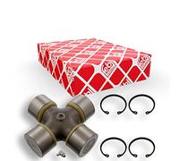 febi bilstein 14511 Universal Joint for propshaft, with grease nipple, pack of one
