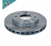 FEBI BILSTEIN 14924 Brake Disc Front Fits Mitsubishi Carisma Galant Lancer Volvo