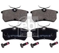 FEBI BILSTEIN 16167 Brake Pad Set Rear 87.2mm Length Fits Ford Fiesta Focus