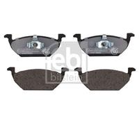 Brake Pads Set fits SKODA CITIGO 1.0 Front 11 to 19 1JE698151B JZW698151A Febi