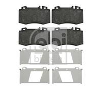 Brake Pads Set fits MERCEDES S320 W220 Front 3.2 3.2D 98 to 05 A0034205820 Febi
