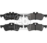 Brake Pads Set fits MINI CONVERTIBLE ONE R52 1.6 Rear 04 to 07 W10B16A Febi New