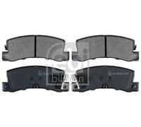Febi Bilstein 16580 Rear Disc Brake Brake Pad Set Braking System Fits Toyota
