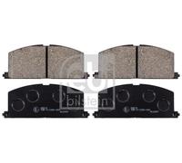 FEBI 16581 BRAKE PAD SET DISC BRAKE Front
