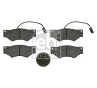 FEBI BILSTEIN 16600 Brake Pad Set Front 174.5mm Length 69.5mm Width Fits IVECO