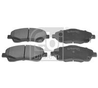 Brake Pads Set fits TOYOTA COROLLA VERSO CUR10 2.0D Front 04 to 09 1CD-FTV Febi