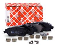 Brake Pads Set fits VAUXHALL COMBO C Front 1.4 1.3D 1.7D 01 to 12 009200108 Febi
