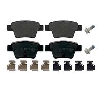 febi bilstein Brake Pad Set 16813 - Rear Axle with Fastening Material, 1 unit