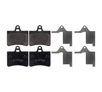 febi bilstein 16832 Brake Pad Set with additional parts, pack of four