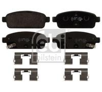 Brake Pads Set fits OPEL MOKKA X J13 1.6D Rear 2018 on D16DTH 013300867 Febi New