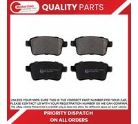 Brake Pads Set fits RENAULT KANGOO 1.5D Rear 2008 on 440604876R 440606267R Febi