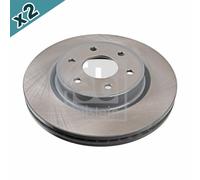 FEBI BILSTEIN 170041 Brake Disc Front Coated 296mm Diameter Fits Nissan Navara
