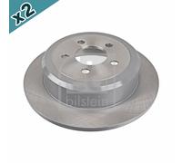 FEBI BILSTEIN 170083 Brake Disc Rear Coated Fits Dodge Nitro Jeep Liberty