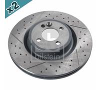 FEBI BILSTEIN 170109 Brake Disc Front Coated Fits Mini Clubman Mini Clubvan