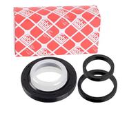 febi bilstein 170394 Sealing Ring Set for Steering Housing Cover, 1 Piece, Black