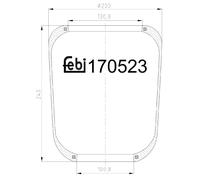 FEBI BILSTEIN 170523 Boot, air suspension