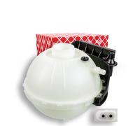 Black White Plastic Coolant Expansion Tank FEBI Fits BMW 1 Van F20 17137609469