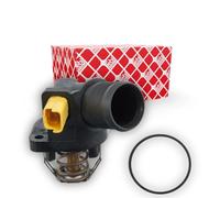 febi bilstein 170586 Thermostat with housing, seal and temperature switch , 1 piece