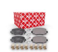 febi bilstein 170623 Brake Pad Set with fastening material, 1 unit