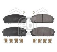 Febi Bilstein 170624 Front Disc Brake Brake Pad Set Braking Fits Jeep Cherokee