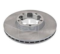 FEBI BILSTEIN 170742 2x Front Brake Discs Braking System Fits Nissan Cabstar E