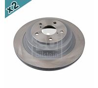FEBI BILSTEIN 170763 Brake Disc Rear Coated 290mm Diameter Fits Subaru Impreza