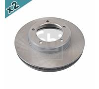 FEBI BILSTEIN 170782 Brake Disc Front Fits Lexus LX Toyota LandCruiser 200