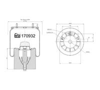 FEBI BILSTEIN 170932 Boot, air suspension