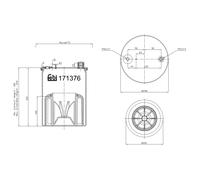FEBI BILSTEIN 171376 Boot, air suspension