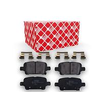 Brake Pads Set fits VAUXHALL ASTRA K 1.6D Rear 2015 on 039021615 039037199 Febi