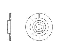 febi bilstein 171444 Brake Disc Set , 2 Brake Discs