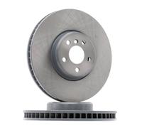 Brake Disc Single Vented fits BMW 730D G11 3.0D Front Left 15 to 20 B57D30A Febi