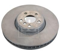 Brake Disc Single Vented fits BMW 530 G30, G31 2.0 Front Left 2016 on 348mm Febi