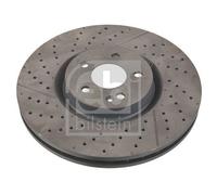 Brake Disc Single Vented fits MERCEDES A45 AMG W176 2.0 Front 13 to 18 M133.980