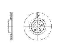 Febi Vented Brake Disc fits Ford Focus 2009-2011 2.5 1 569 253 9M511125AA 171492