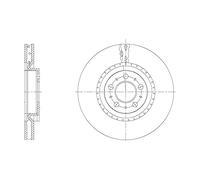 Febi Bilstein 171493 Brake Disc , 1 piece