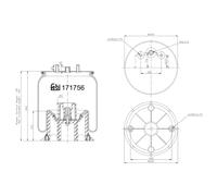 FEBI BILSTEIN 171756 Boot, air suspension