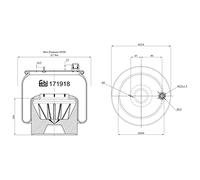 febi bilstein 171918 Air Suspension Bellows