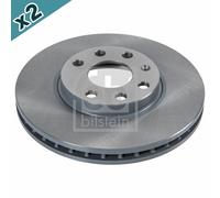FEBI BILSTEIN 17210 Brake Disc Front Fits Chevrolet Corsa Opel Astra Vauxhall