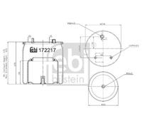 FEBI BILSTEIN 172217 Boot, air suspension