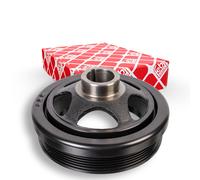 Crankshaft Pulley fits MERCEDES SLK200 R172 1.8 2011 on Belt A2710300103 Febi